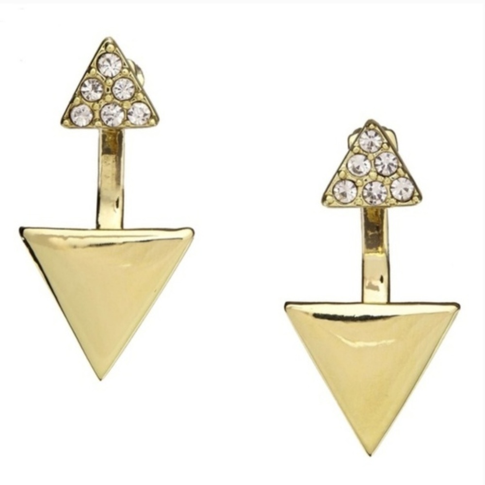 Baublebar 2-in-1 gold studs & ear jackets